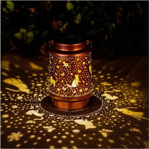 Cat Solar Lanterns Waterproof Hanging Solar Lights Cat Gifts for Women Men - Picture 2 of 7